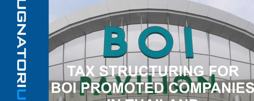 Tax structuring for BOI promoted companies