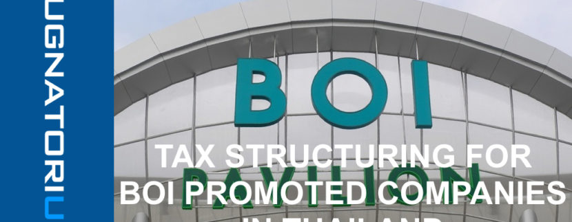 Tax structuring for BOI promoted companies