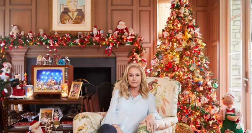 Step Inside Kathy Hilton’s Glittering House of Christmas