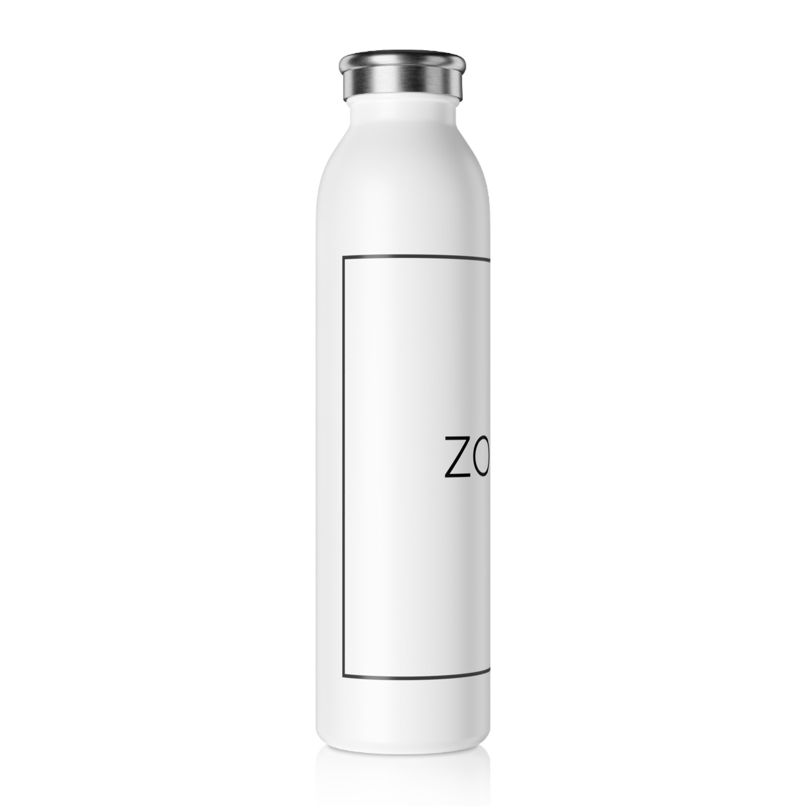 White Stainless Steel Water Bottle for Travel & Gym - Image 2