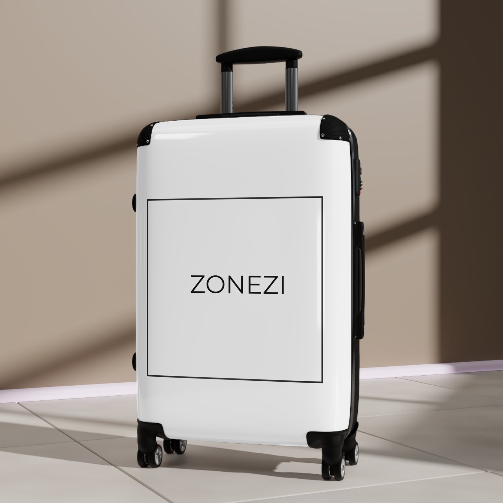 Premium White Carry-On Suitcase for Travel - Image 8