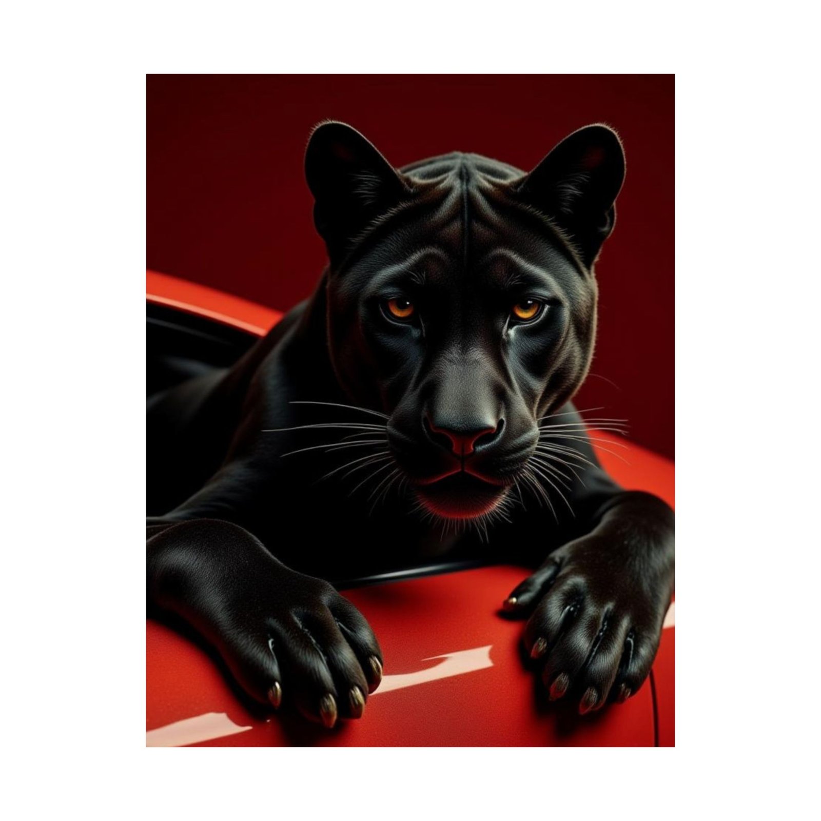 Bold Black Panther Poster, Wall Art, Home Decor, Gift for Animal Lovers, Modern Interior Design Accents, Art Print - Image 6