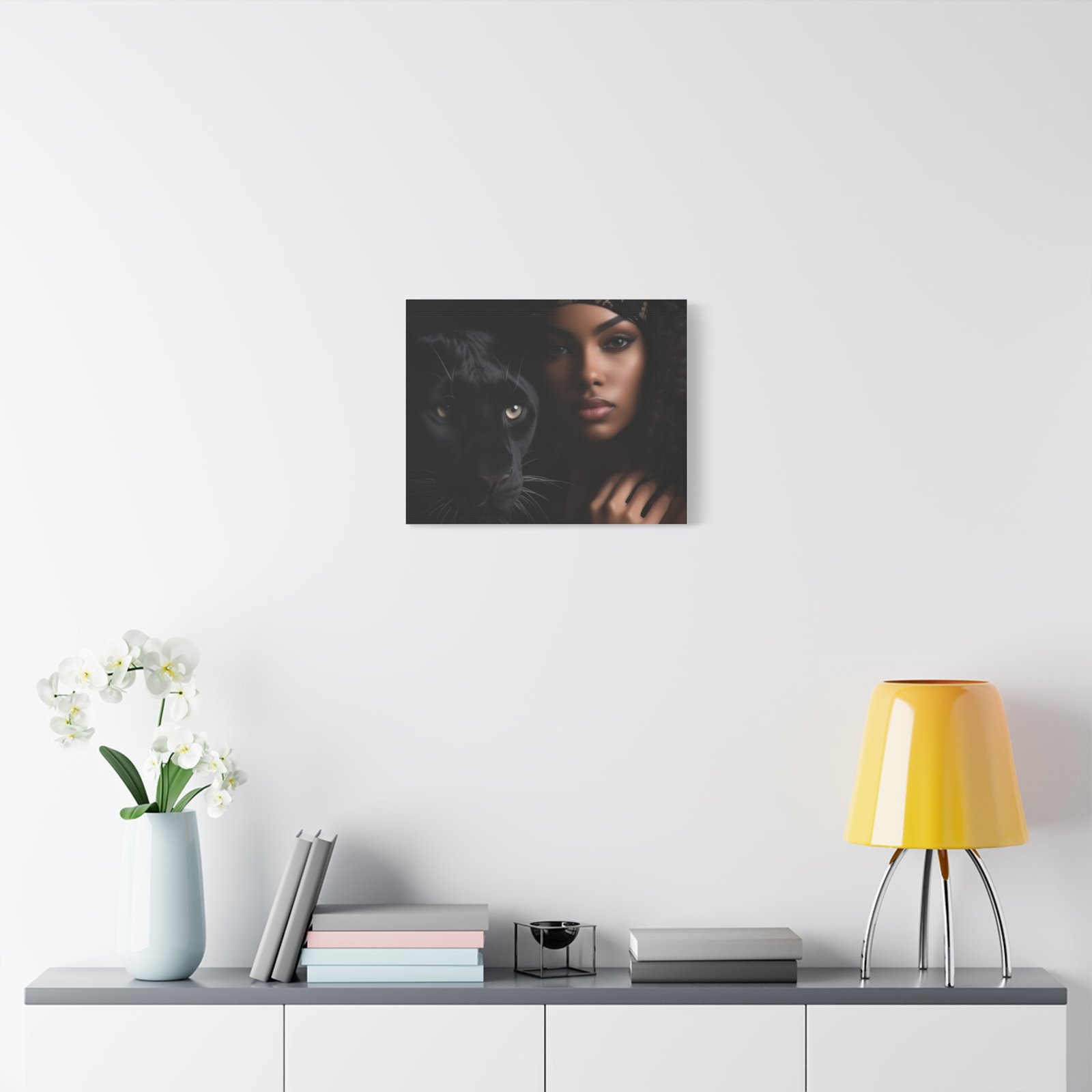 Stretched Canvas Art Print, Black Panther and Portrait, Wall Decor, Home Decoration, Gift for Animal Lovers, Art Piece for Modern Interiors - Image 19