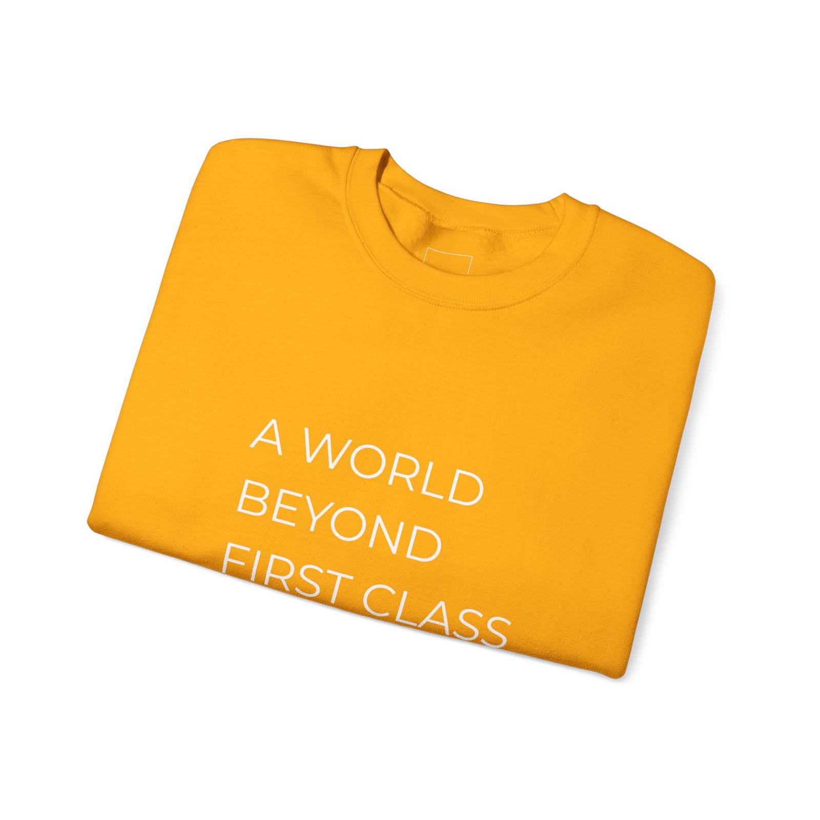 A World Beyond First Class Sweatshirt, Cozy Unisex Crewneck, Inspirational Gift, Travel Lover Apparel, Leisure Wear - Image 7