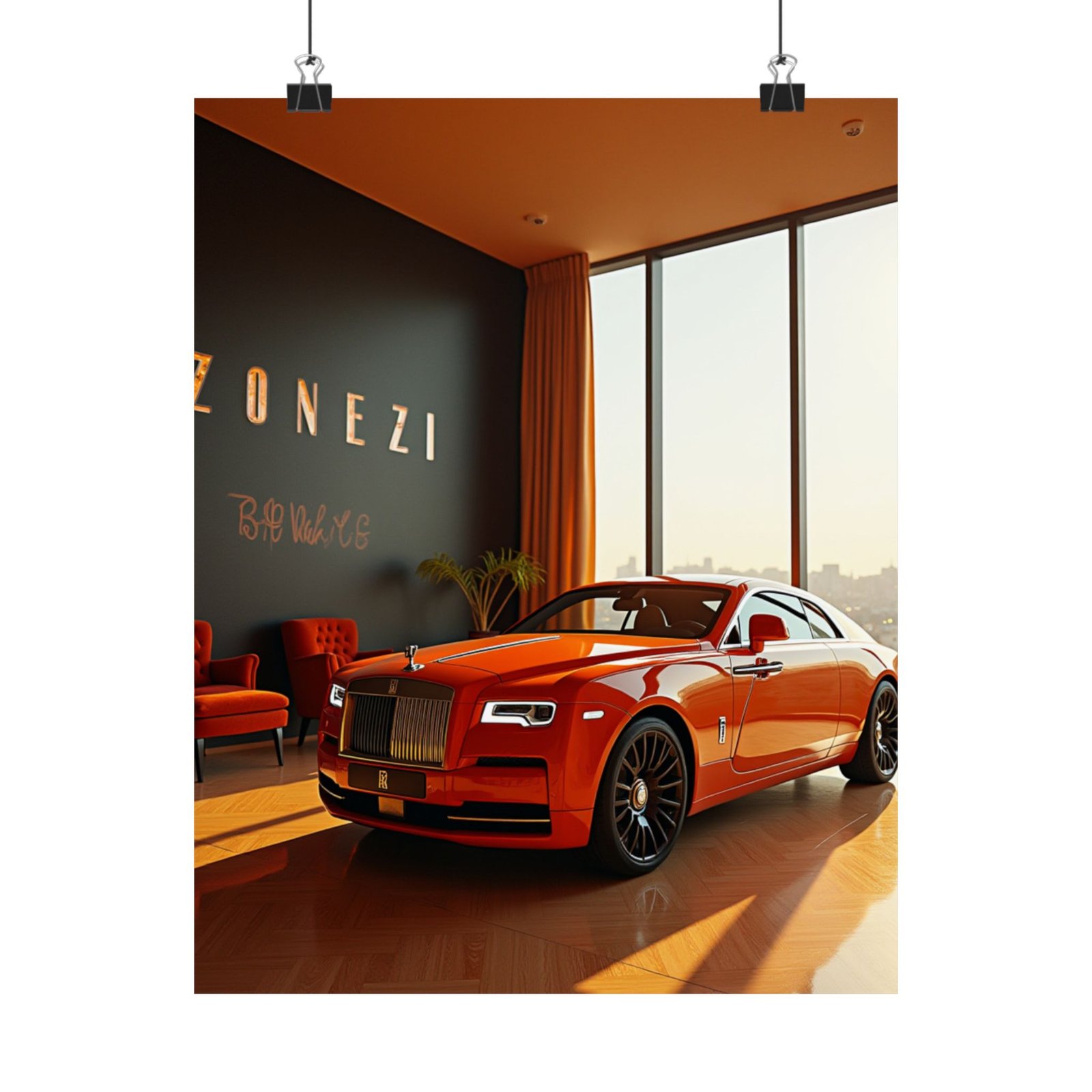 Luxury Car Vertical Poster, Modern Wall Art, Matte Finish, Home Decor, Gift for Car Enthusiasts, Living Room Decor - Image 9