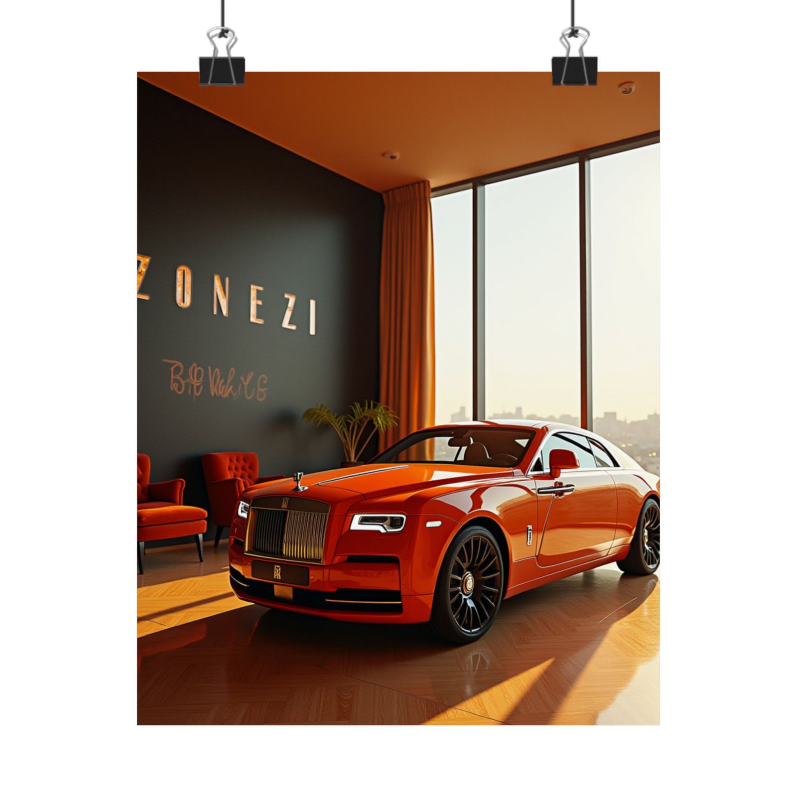 Luxury Car Vertical Poster, Modern Wall Art, Matte Finish, Home Decor, Gift for Car Enthusiasts, Living Room Decor - Image 13