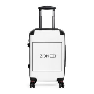 Premium White Carry-On Suitcase for Travel