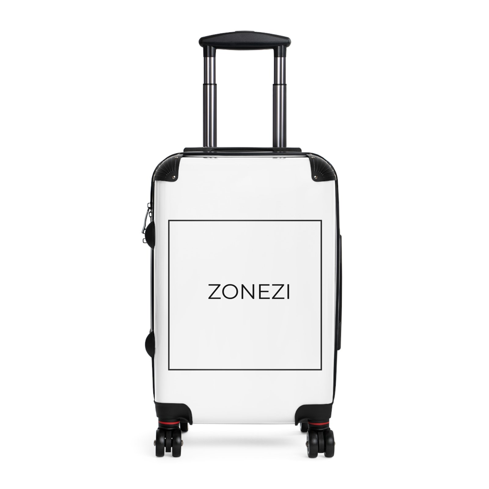 Premium White Carry-On Suitcase for Travel
