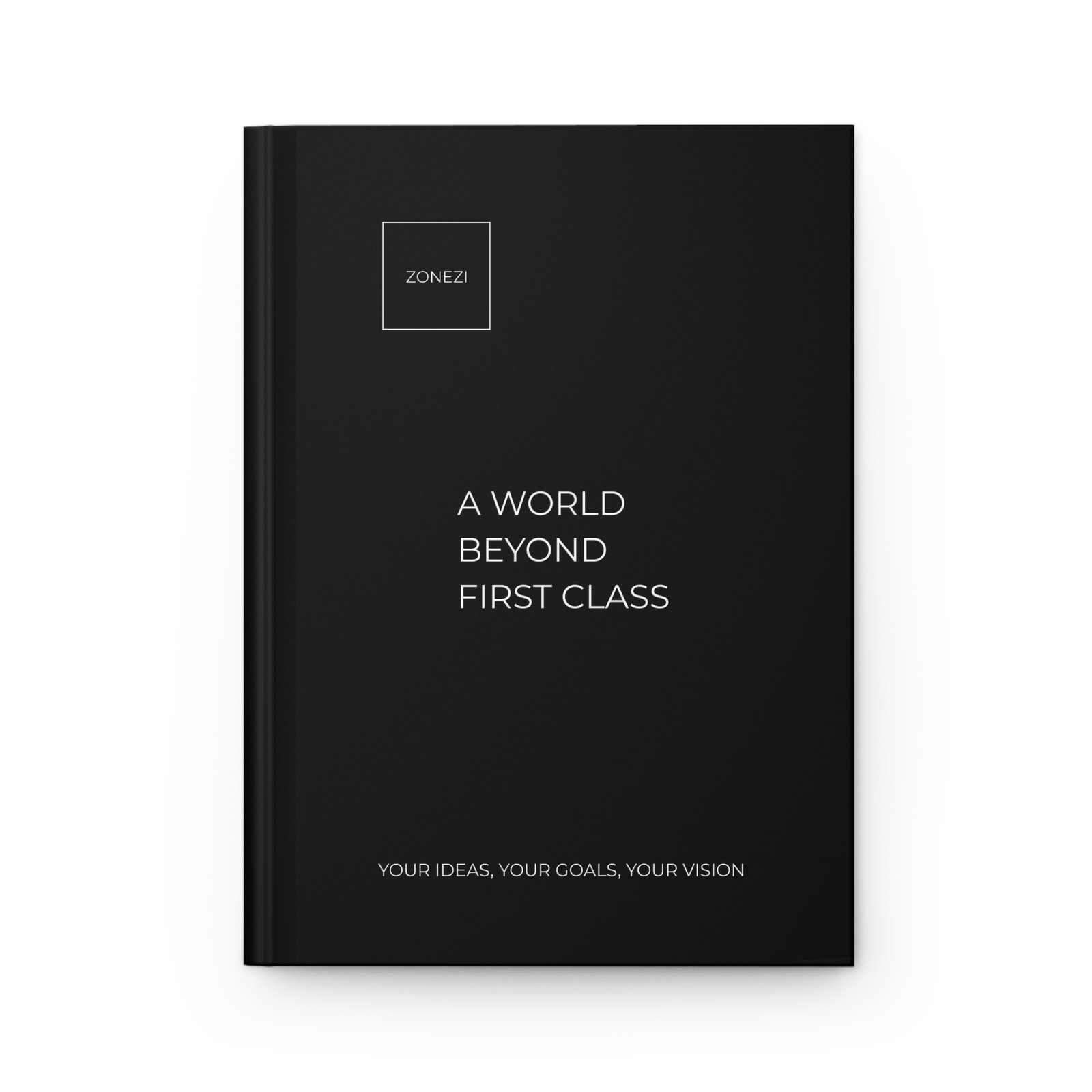 Elegant Matte Hardcover Journal for Creative Minds, Goal Planner, Personal Diary, Gift for Writers, Black Panther Design