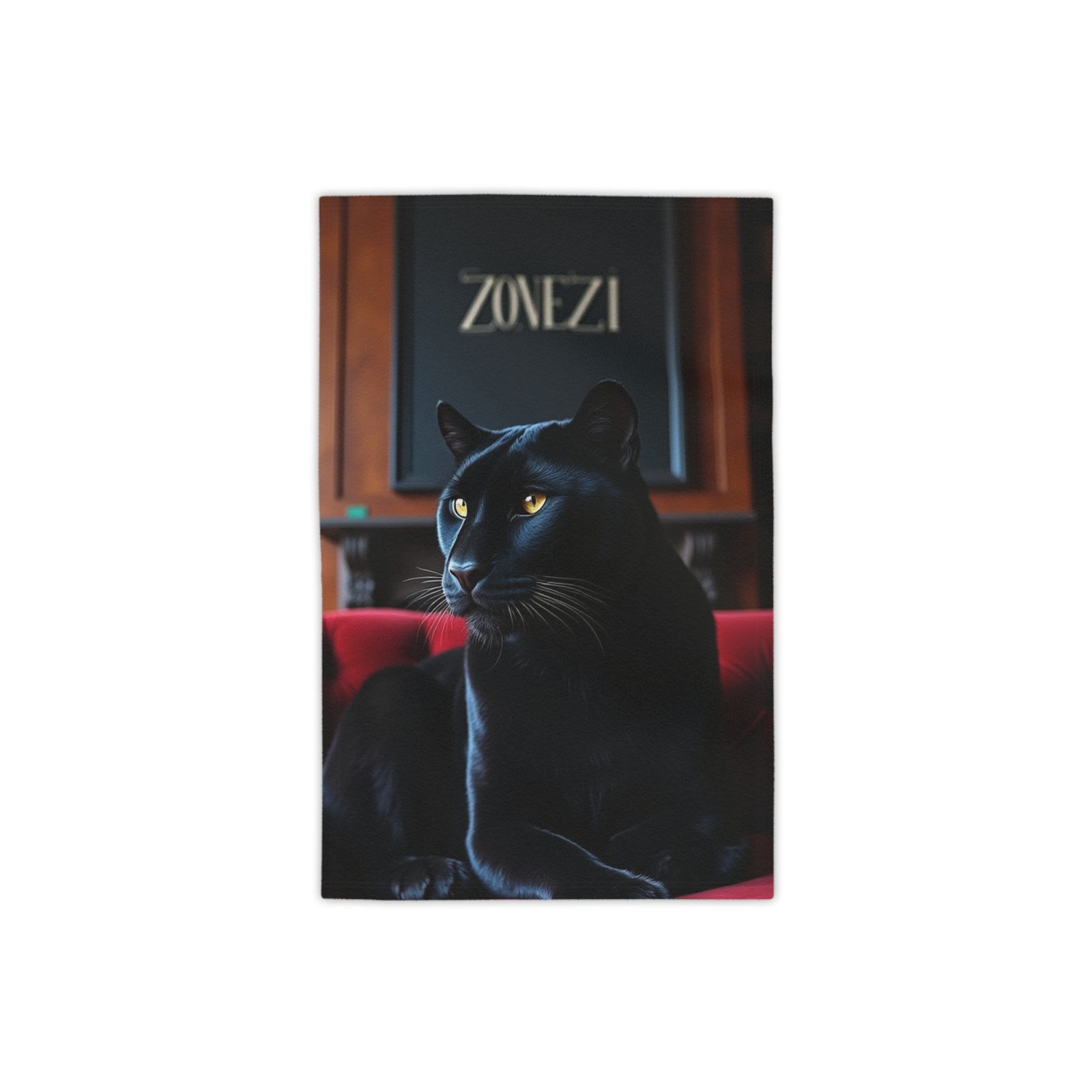 Stylish Black Cat Beach Towel, Cute Cat Towels for Summer, Beach Essentials, Poolside Accessory, Gift for Cat Lovers