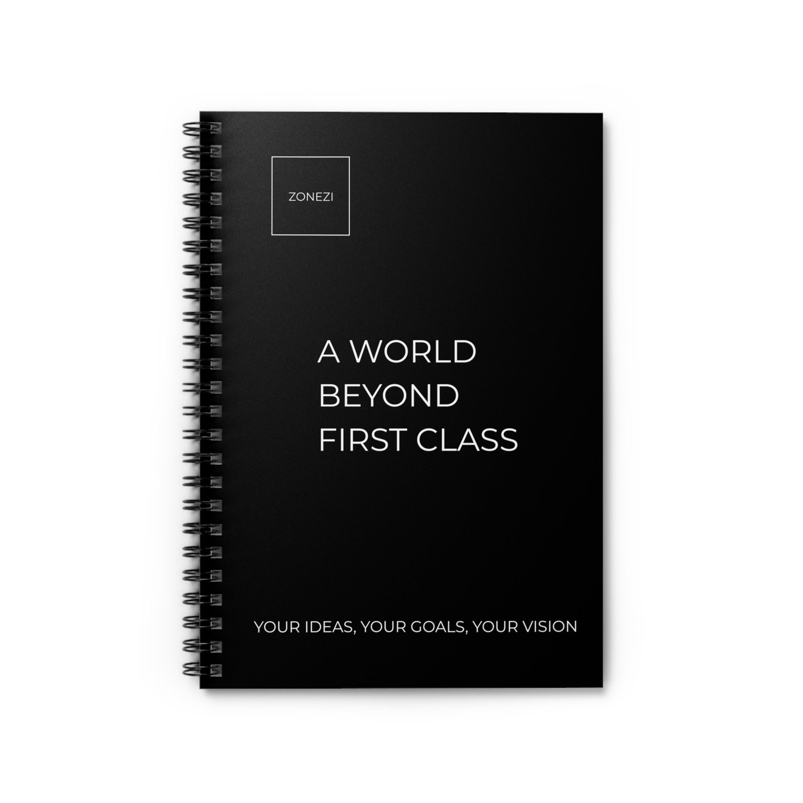 Elegant Spiral Notebook - Goal Setting & Inspiration