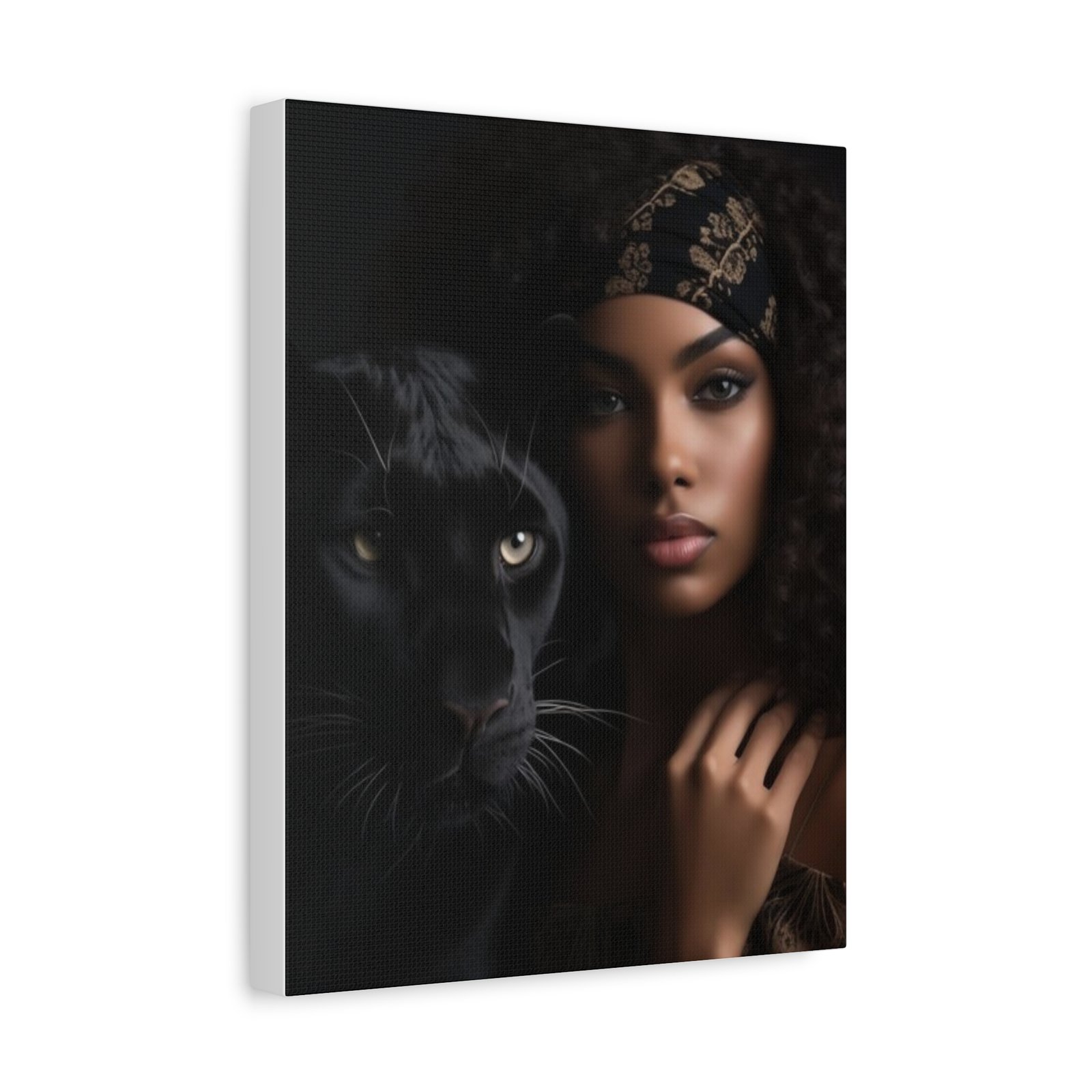 Stretched Canvas Art Print, Black Panther and Portrait, Wall Decor, Home Decoration, Gift for Animal Lovers, Art Piece for Modern Interiors - Image 38