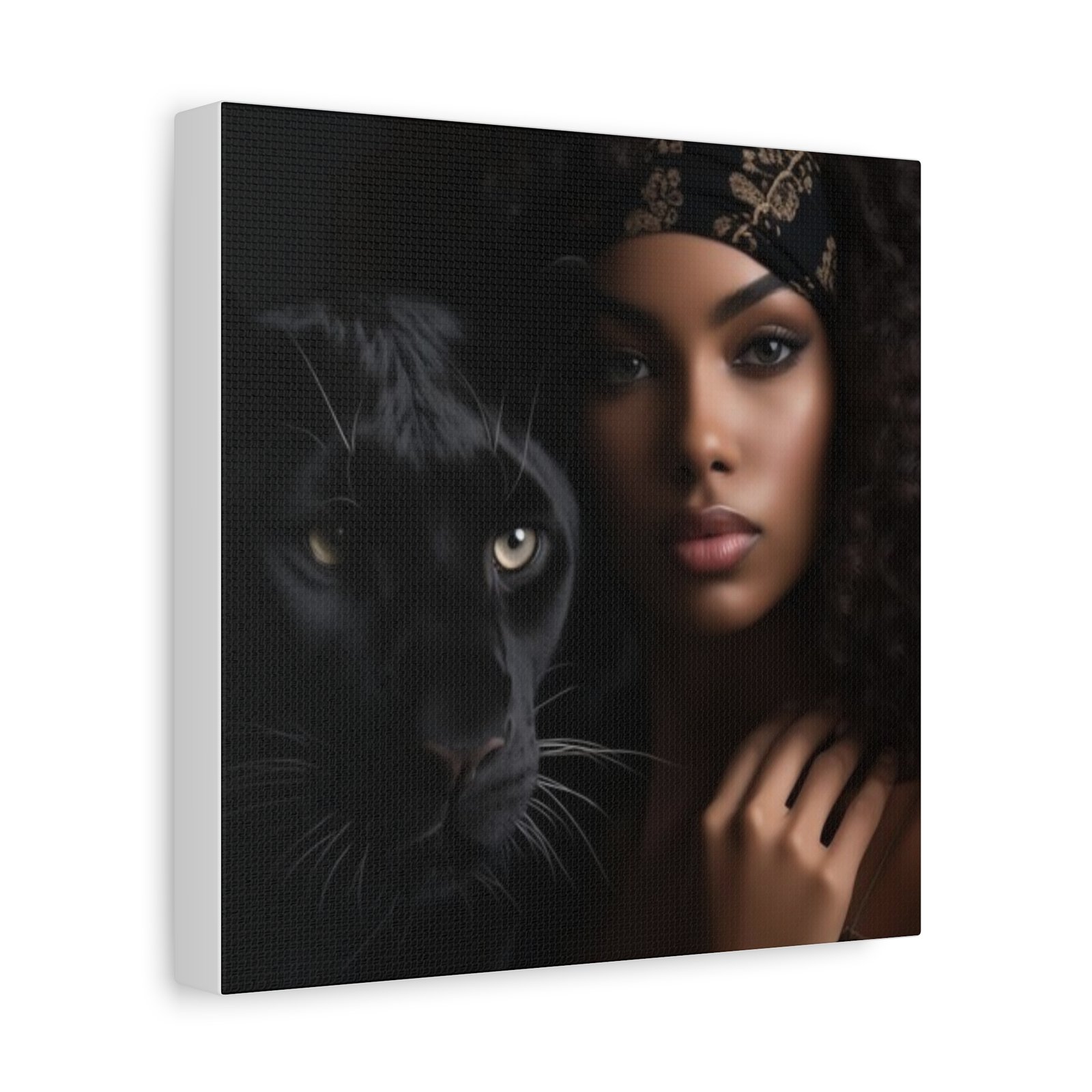 Stretched Canvas Art Print, Black Panther and Portrait, Wall Decor, Home Decoration, Gift for Animal Lovers, Art Piece for Modern Interiors - Image 54