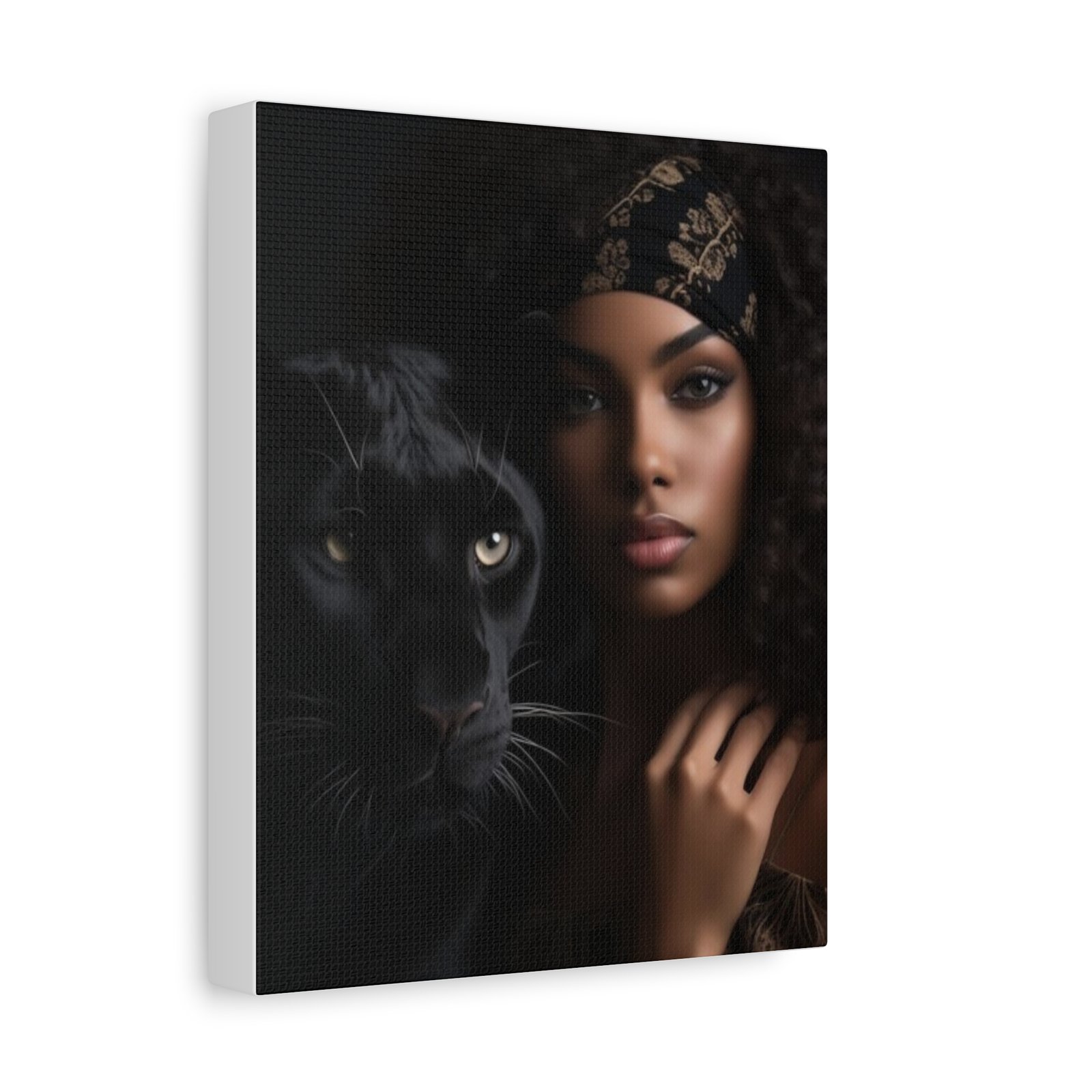 Stretched Canvas Art Print, Black Panther and Portrait, Wall Decor, Home Decoration, Gift for Animal Lovers, Art Piece for Modern Interiors - Image 34