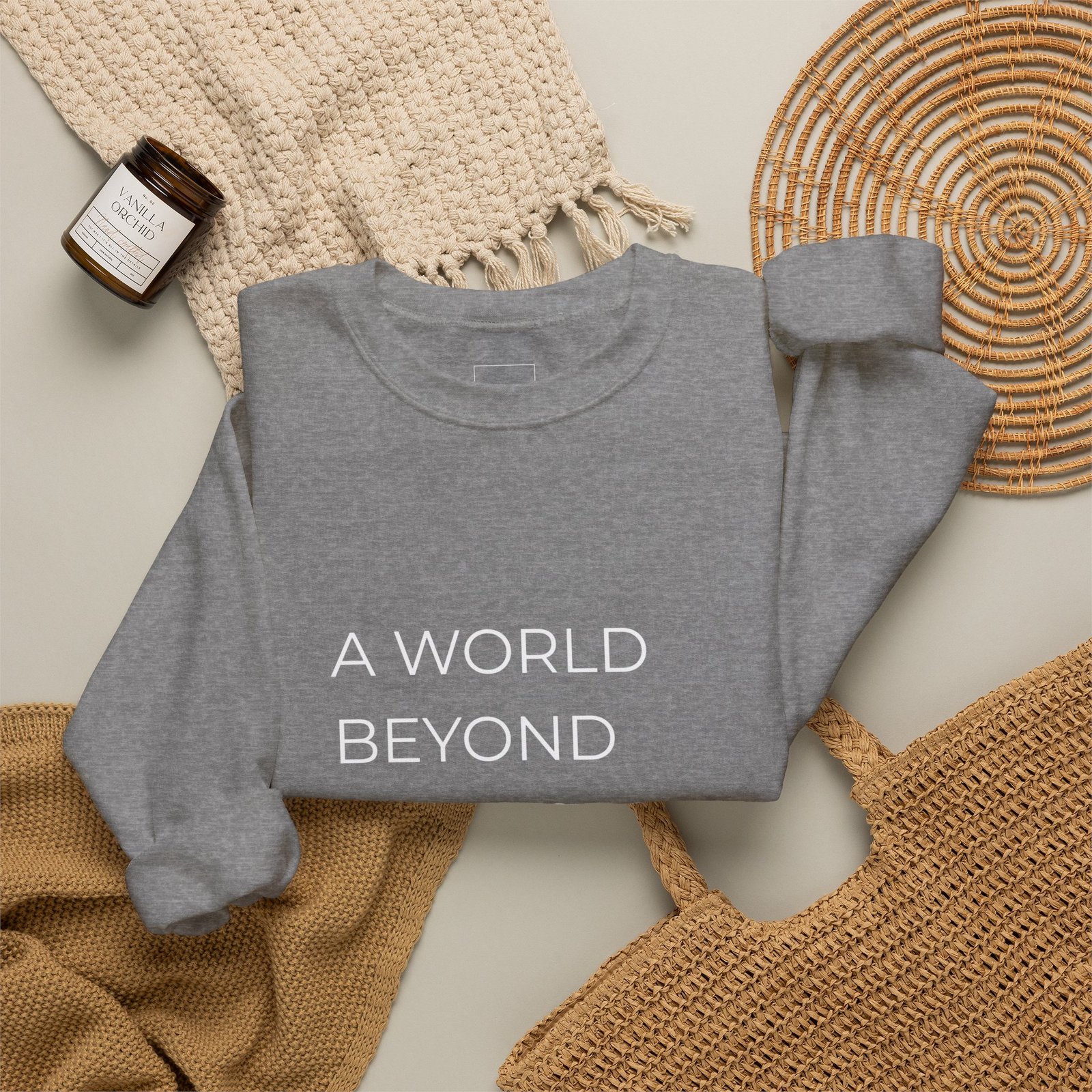 A World Beyond First Class Sweatshirt, Cozy Unisex Crewneck, Inspirational Gift, Travel Lover Apparel, Leisure Wear - Image 16