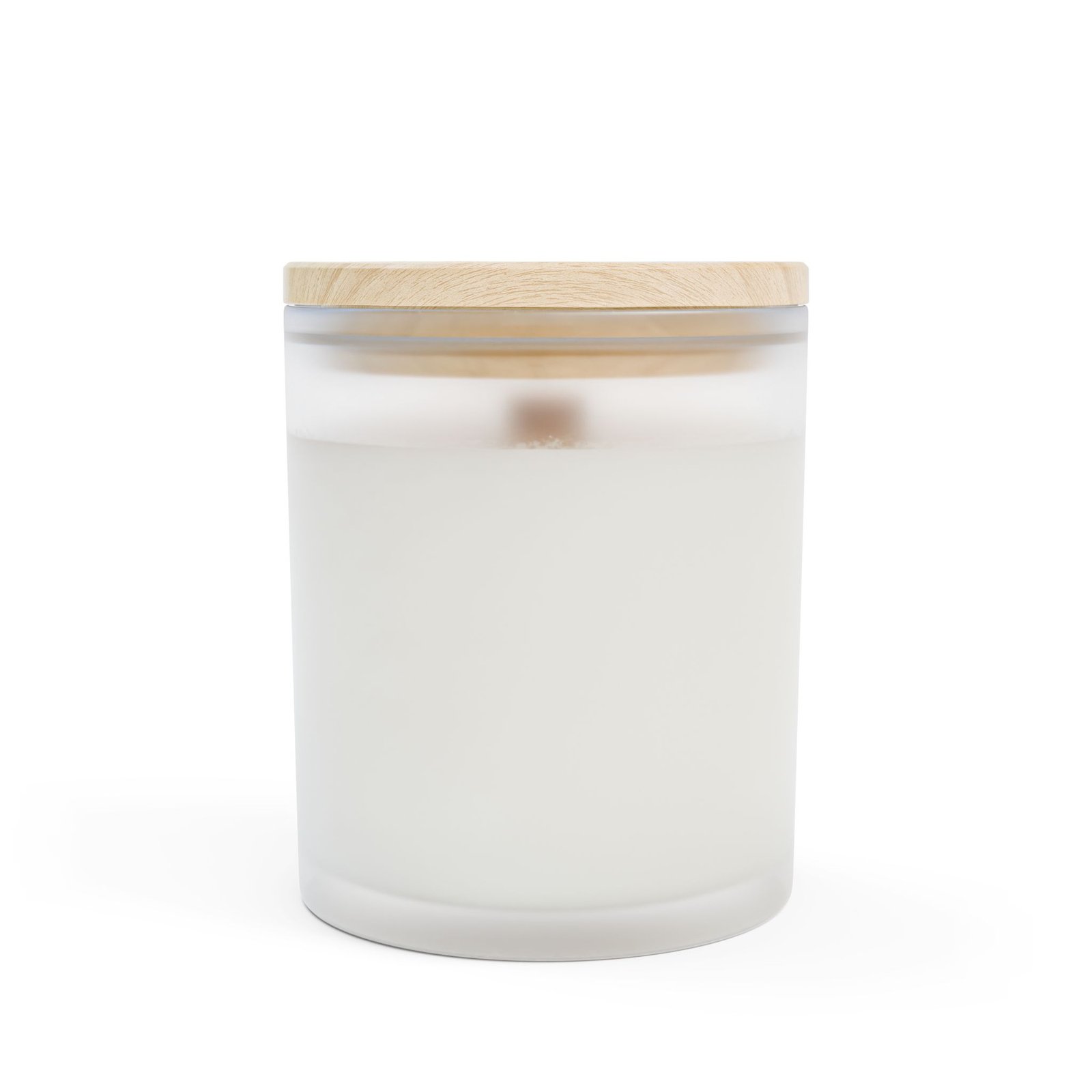 Frosted Glass Candle with Wooden Lid | Perfect for Relaxation, Home Decor, Aromatherapy, Gifts, and Celebrations - Image 4