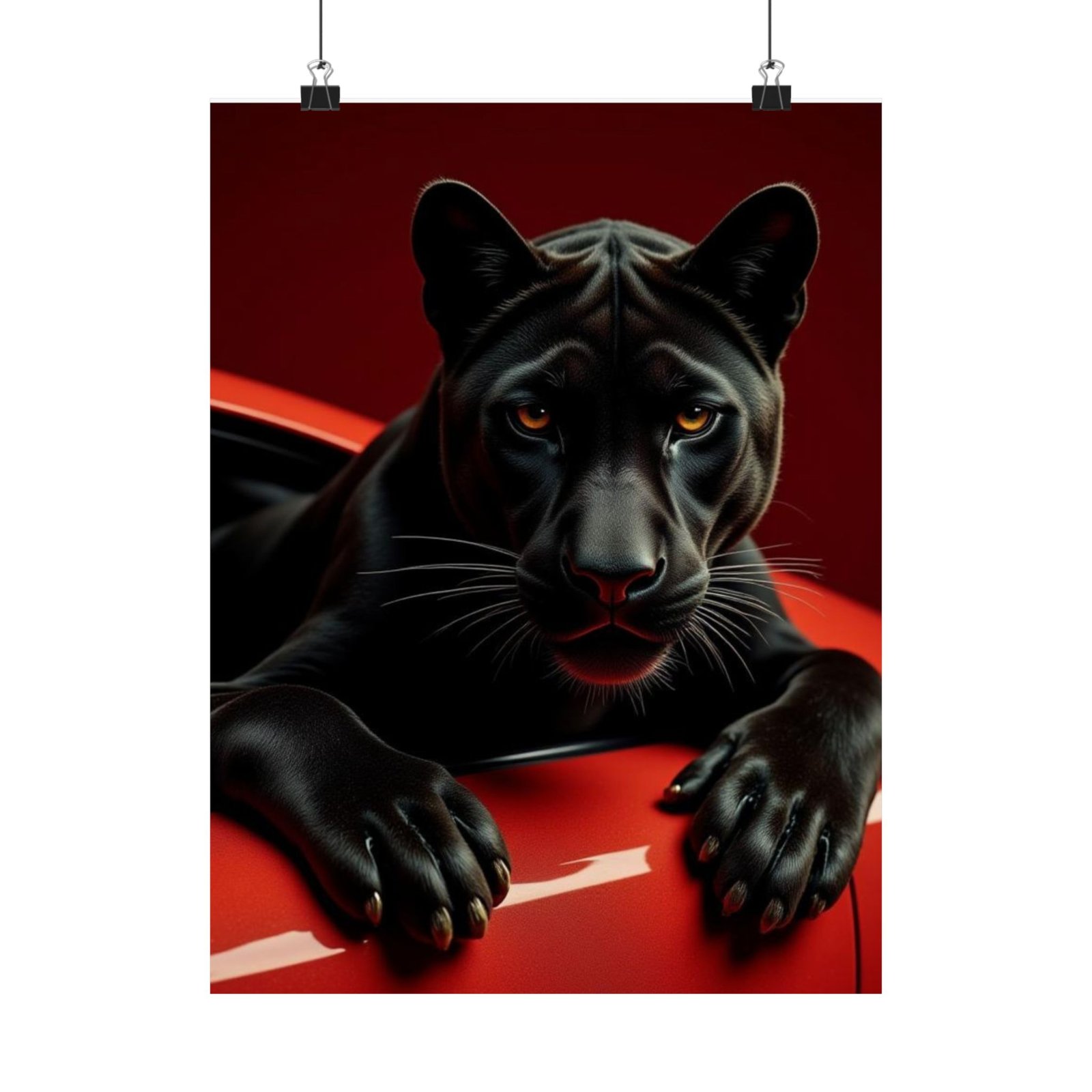 Bold Black Panther Poster, Wall Art, Home Decor, Gift for Animal Lovers, Modern Interior Design Accents, Art Print - Image 33