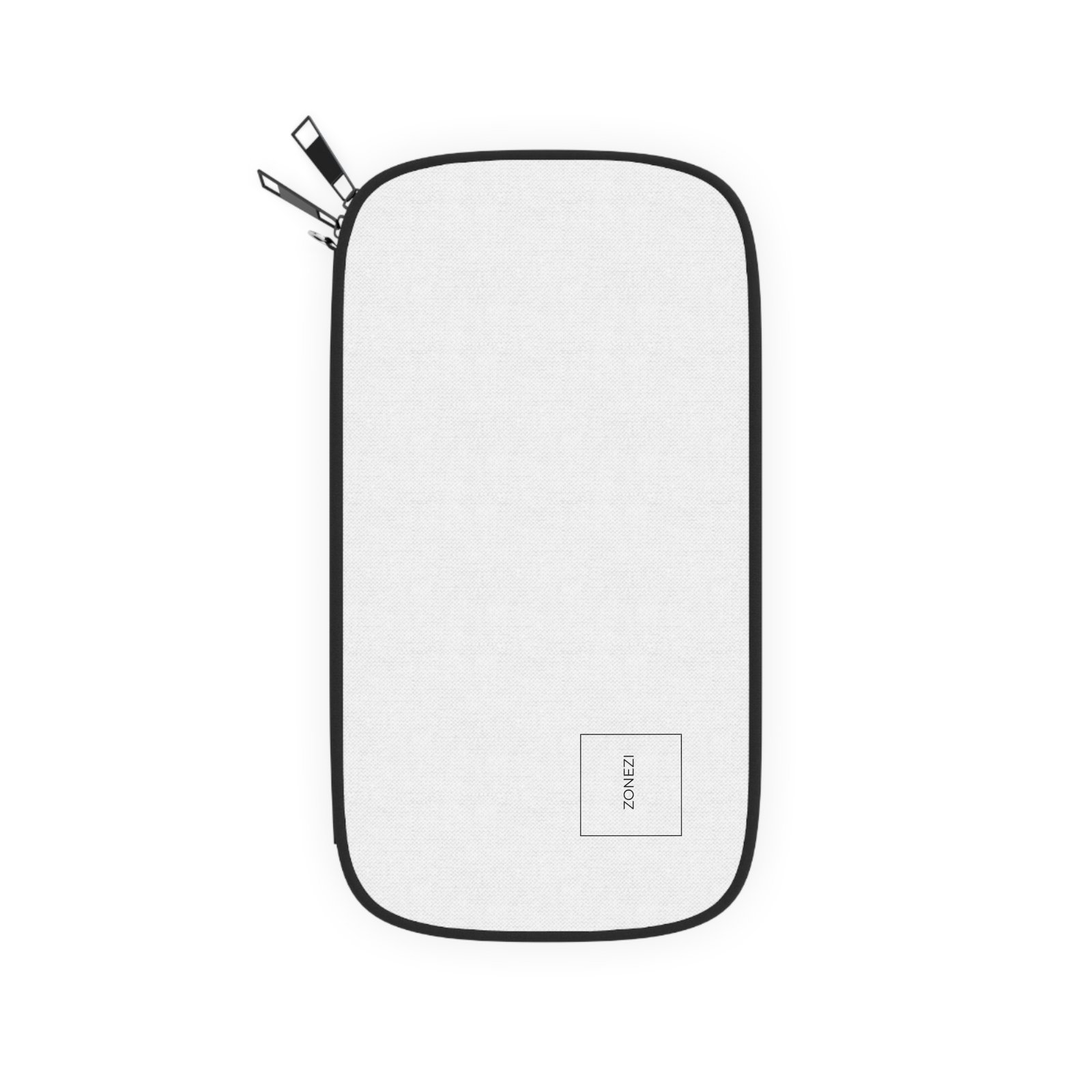 White Travel Wallet & Passport Organizer - Image 2