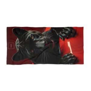 Panther Beach Towel for Pool Days & Getaways