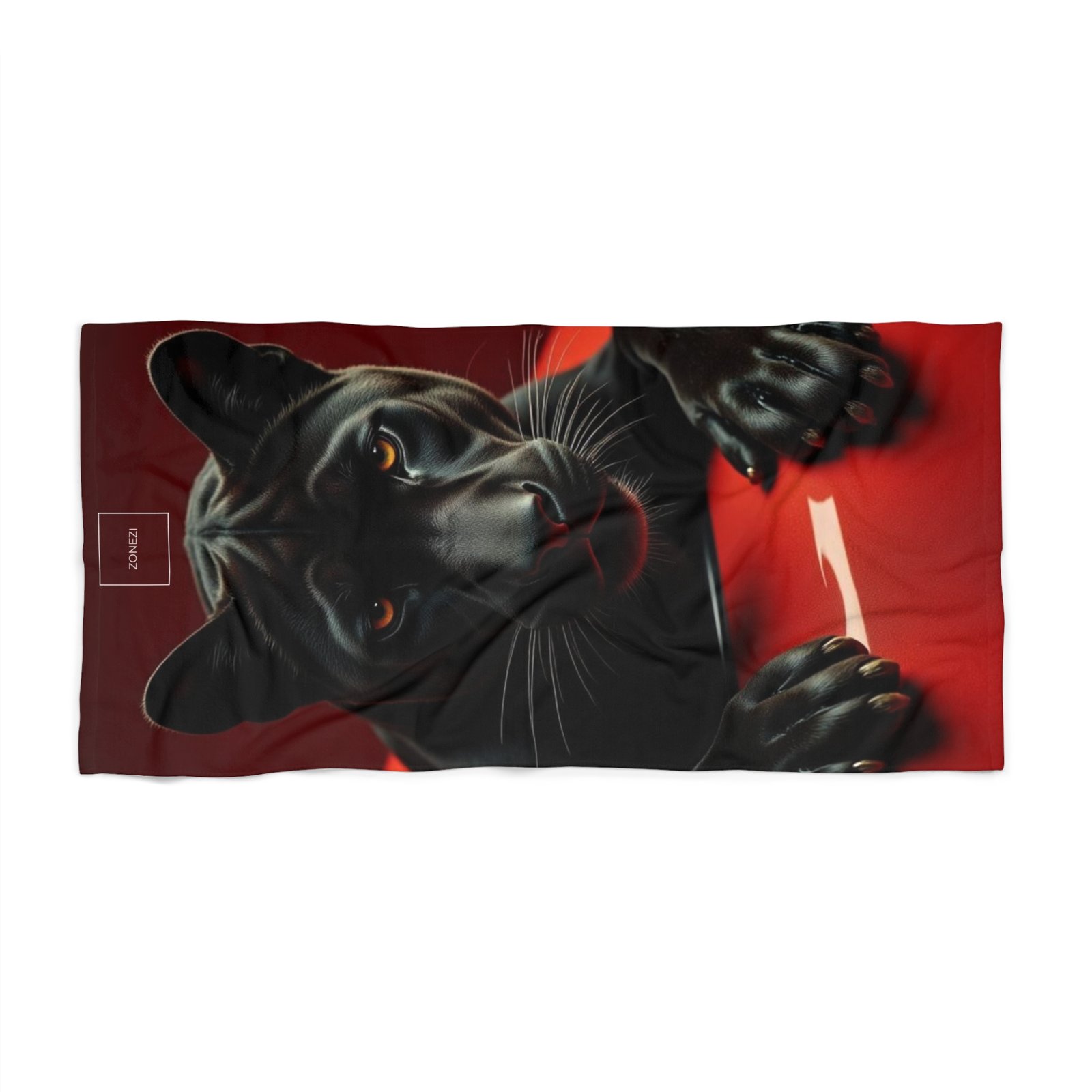 Panther Beach Towel for Pool Days & Getaways