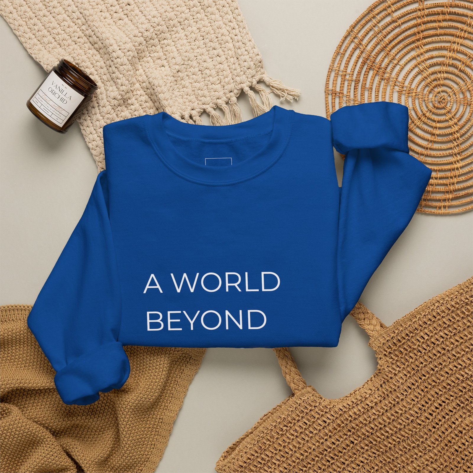 A World Beyond First Class Sweatshirt, Cozy Unisex Crewneck, Inspirational Gift, Travel Lover Apparel, Leisure Wear - Image 36