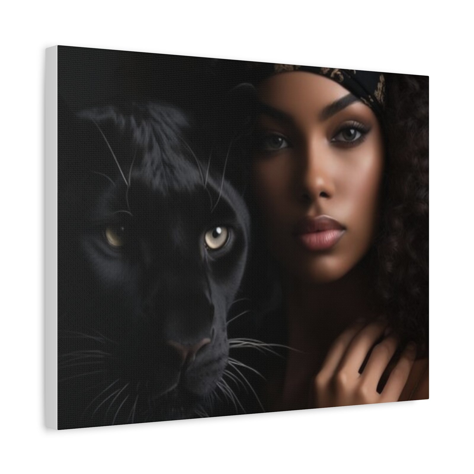 Stretched Canvas Art Print, Black Panther and Portrait, Wall Decor, Home Decoration, Gift for Animal Lovers, Art Piece for Modern Interiors - Image 18