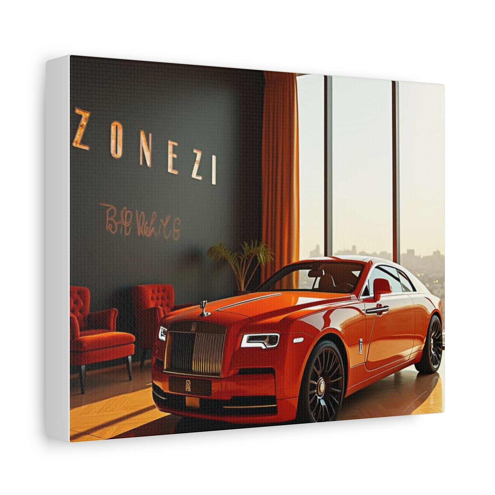 Stylish Wall Art Canvas, Luxury Car Decor, Modern Home Art, Gift for Car Enthusiasts, Automotive Themed Decoration - Image 2