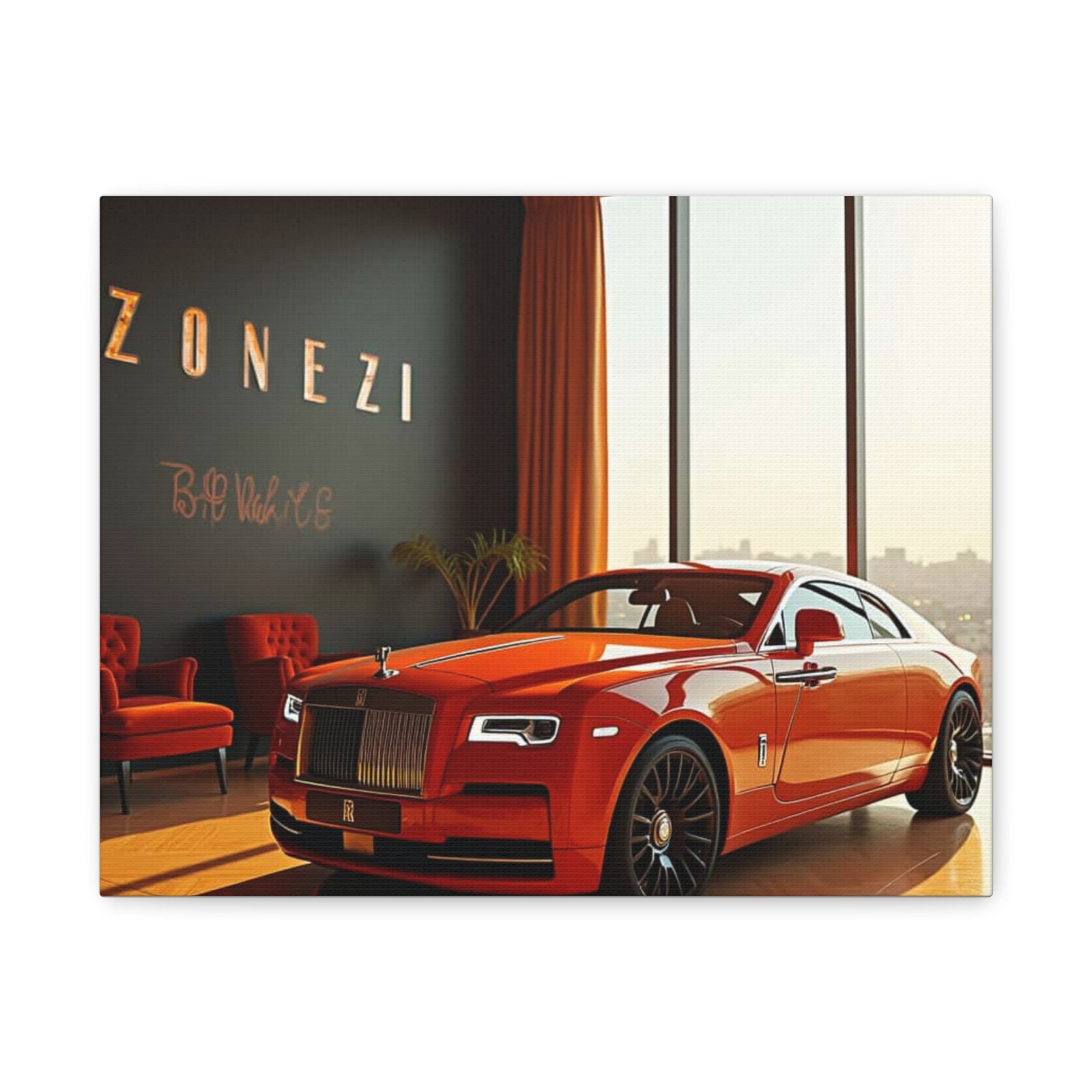 Stylish Wall Art Canvas, Luxury Car Decor, Modern Home Art, Gift for Car Enthusiasts, Automotive Themed Decoration - Image 9