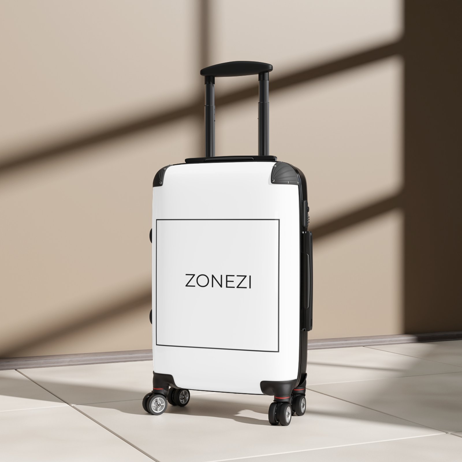 Premium White Carry-On Suitcase for Travel - Image 4