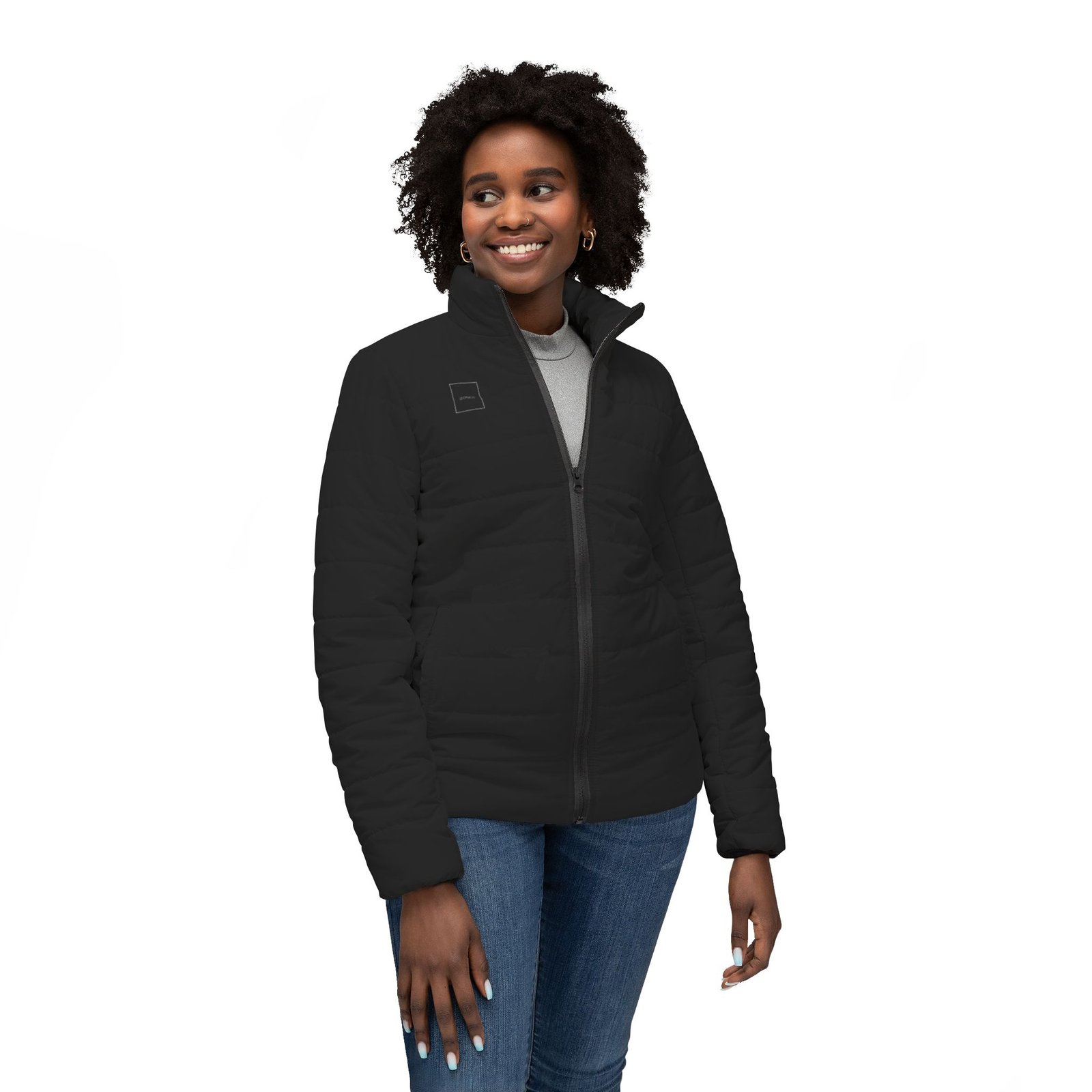 Stylish Uni Sex Puffer Jacket, Winter Outerwear, Cozy Layer, Casual Fashion, Gift for Her, Trendy Jacket - Image 3