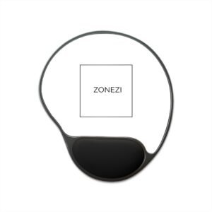 Premium White Mouse Pad with Wrist Support