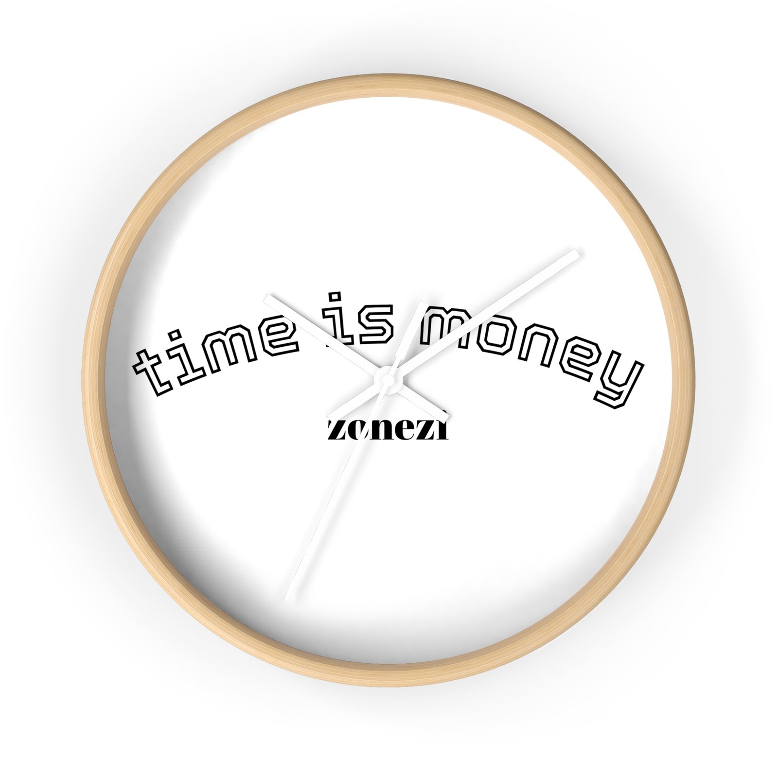 Stylish Wall Clock - 'Time is Money' Decor for Home, Office, Gift, Modern Design, Motivational Decor, Functional Art - Image 4