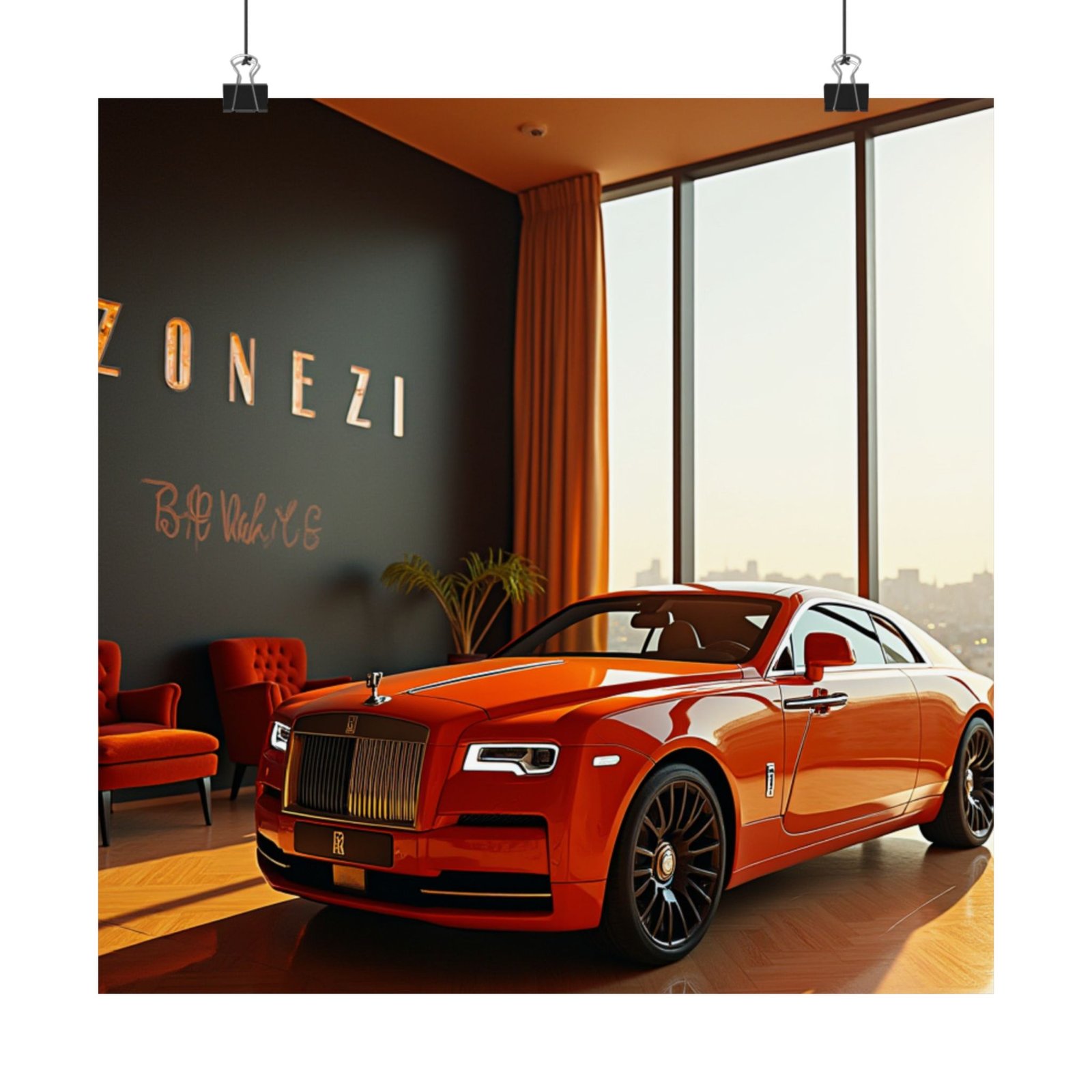 Luxury Car Vertical Poster, Modern Wall Art, Matte Finish, Home Decor, Gift for Car Enthusiasts, Living Room Decor - Image 17