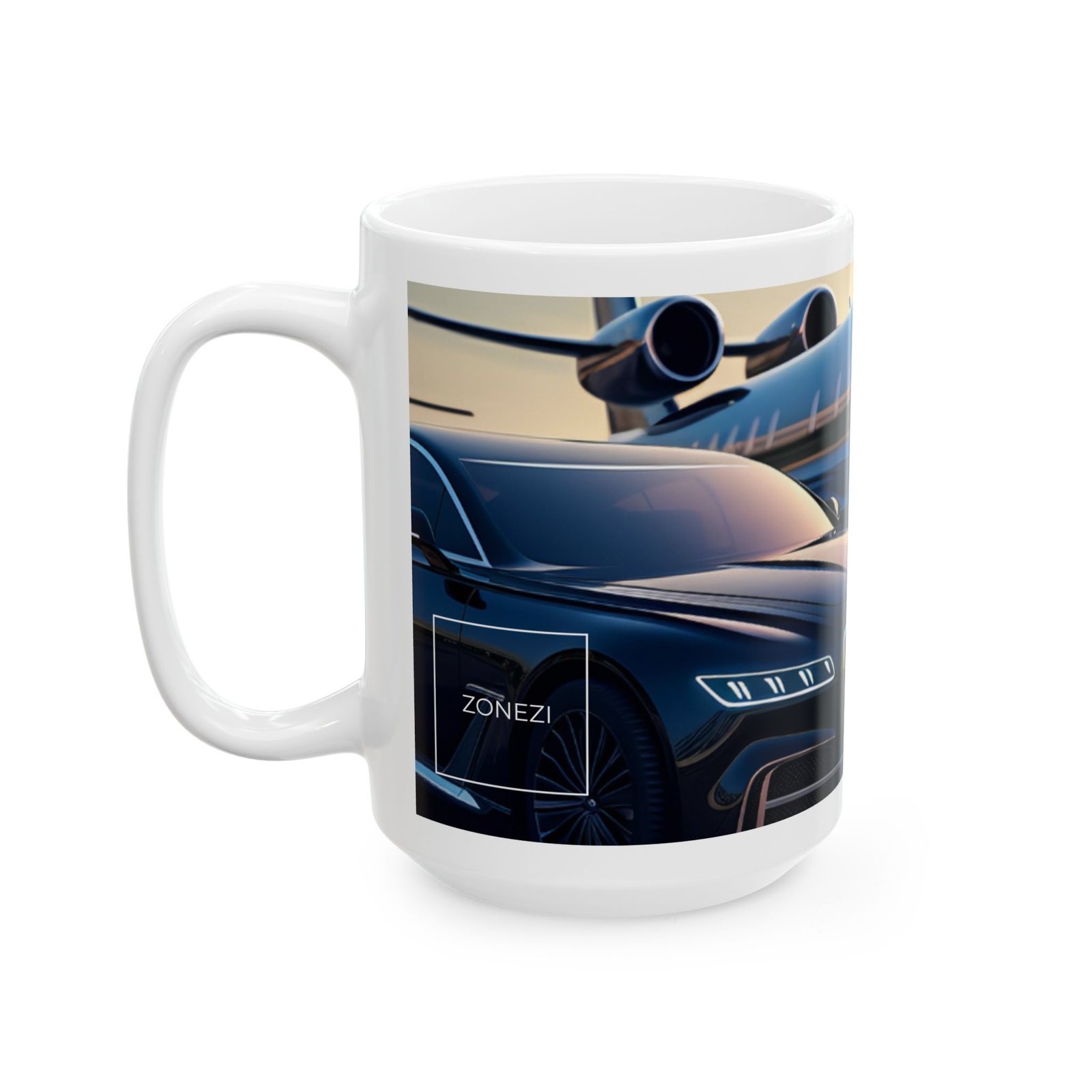 Luxury Car Enthusiast Ceramic Mug - Perfect Gift for Birthdays, Father's Day, or Car Lovers - 11oz & 15oz Options - Image 7