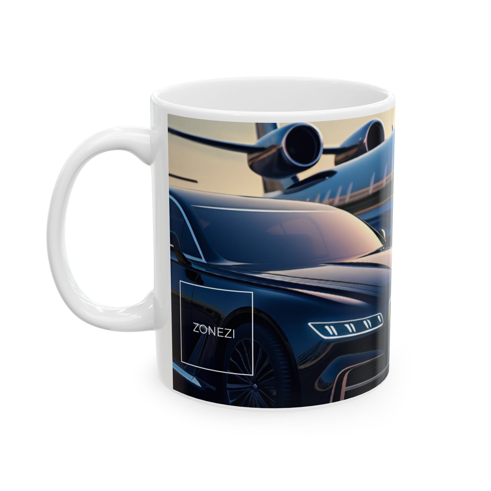Luxury Car Enthusiast Ceramic Mug - Perfect Gift for Birthdays, Father's Day, or Car Lovers - 11oz & 15oz Options - Image 3