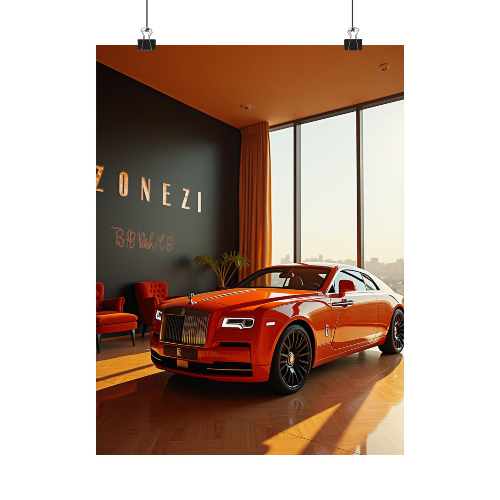 Luxury Car Vertical Poster, Modern Wall Art, Matte Finish, Home Decor, Gift for Car Enthusiasts, Living Room Decor - Image 37