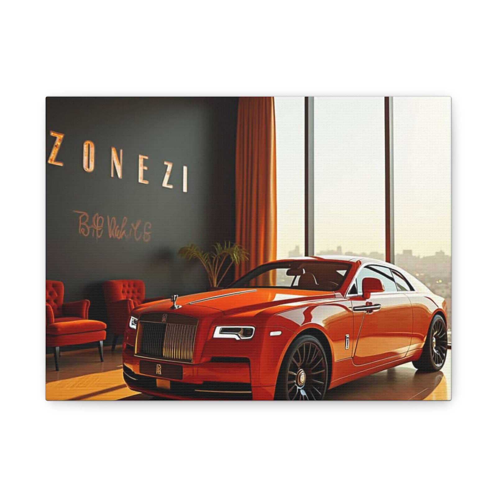 Stylish Wall Art Canvas, Luxury Car Decor, Modern Home Art, Gift for Car Enthusiasts, Automotive Themed Decoration - Image 5