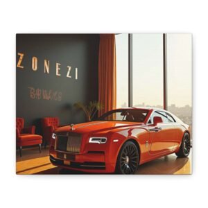 Stylish Wall Art Canvas, Luxury Car Decor, Modern Home Art, Gift for Car Enthusiasts, Automotive Themed Decoration