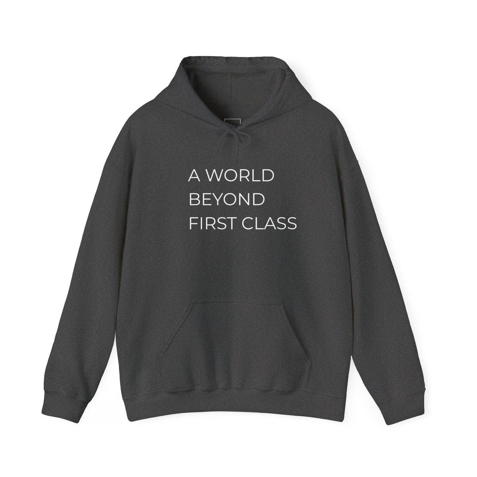 Modern Statement Hoodie: A World Beyond First Class, Casual Wear, Gift for Travel Lovers, Trendy Sweatshirt, Comfortable Fashion - Image 13