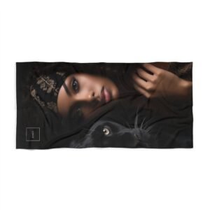 Elegant Beach Towel with Mystical Design, Stylish Towels for Poolside, Summer Gifts, Outdoor Relaxation, Beach Essentials, Unique Decor