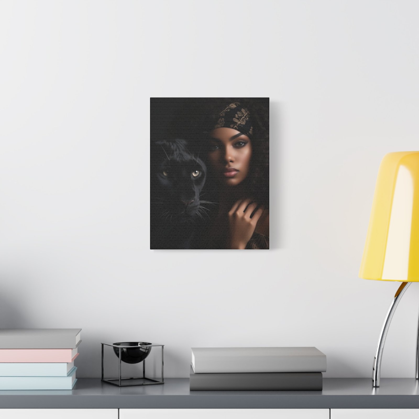 Stretched Canvas Art Print, Black Panther and Portrait, Wall Decor, Home Decoration, Gift for Animal Lovers, Art Piece for Modern Interiors - Image 39