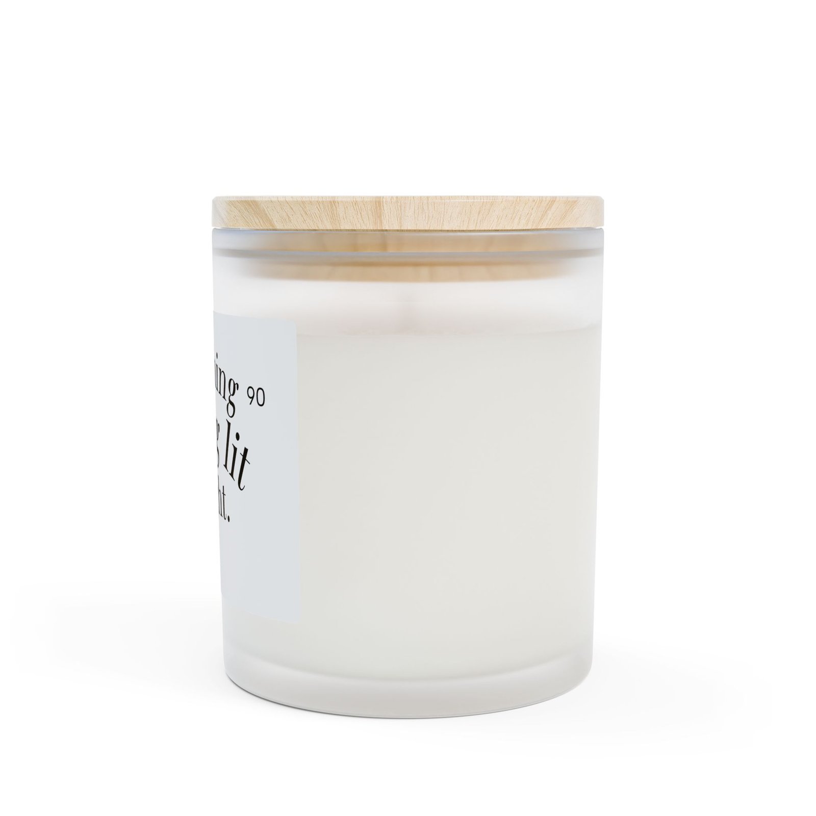 Frosted Glass Candle with Wooden Lid | Perfect for Relaxation, Home Decor, Aromatherapy, Gifts, and Celebrations - Image 3