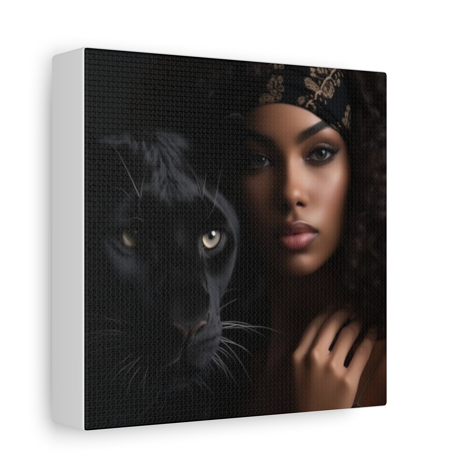 Stretched Canvas Art Print, Black Panther and Portrait, Wall Decor, Home Decoration, Gift for Animal Lovers, Art Piece for Modern Interiors - Image 50