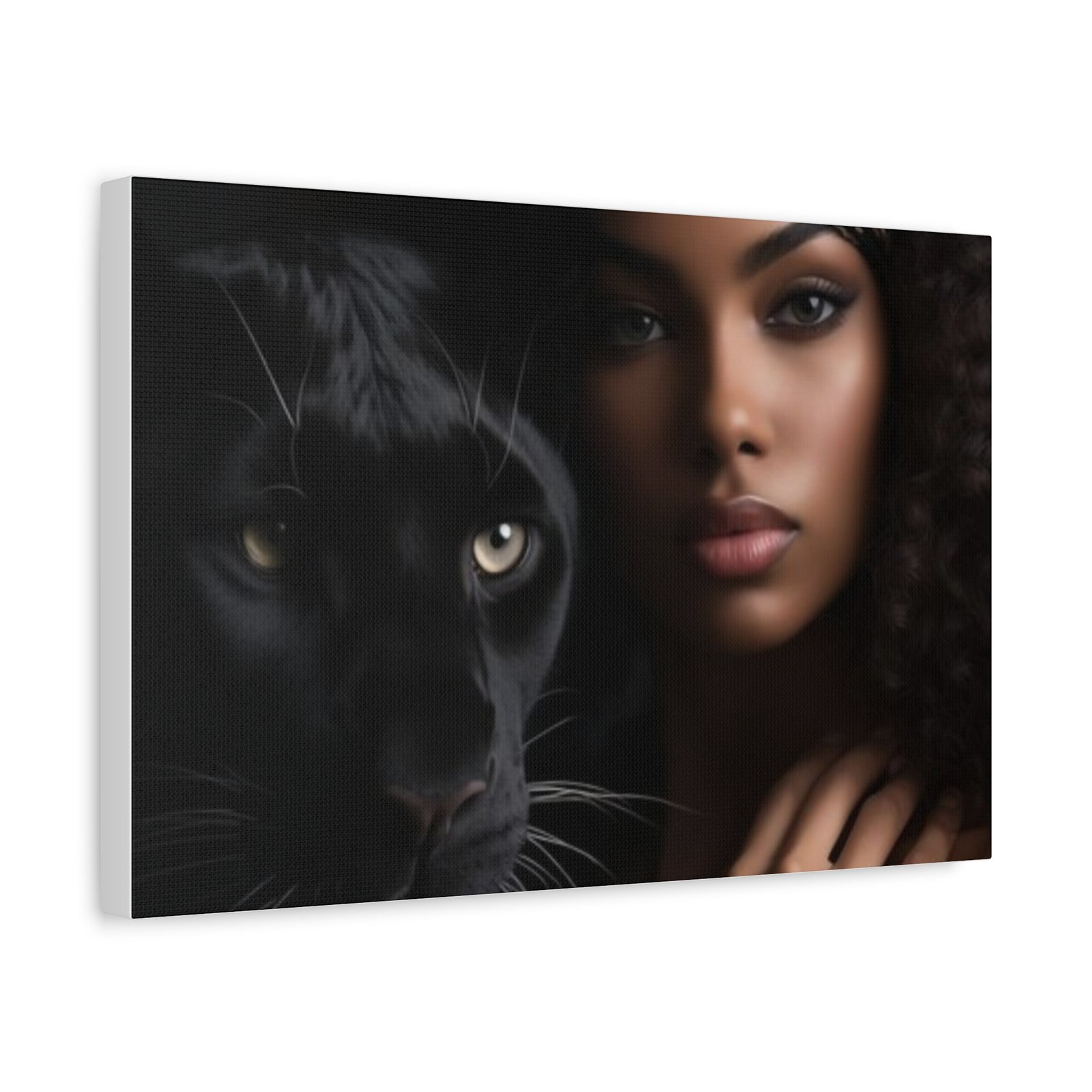 Stretched Canvas Art Print, Black Panther and Portrait, Wall Decor, Home Decoration, Gift for Animal Lovers, Art Piece for Modern Interiors - Image 14