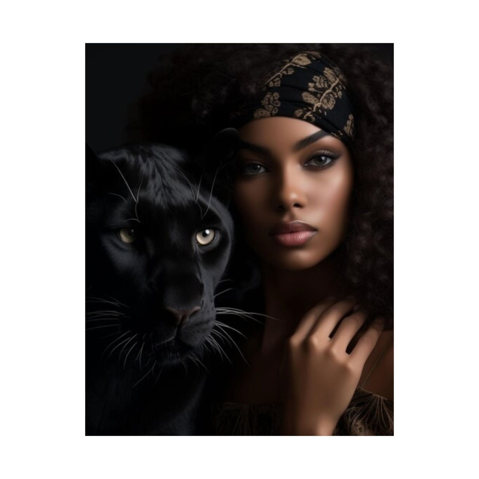 Elegant Panther Art Poster, Stylish Wall Decor, Home Aesthetic, Black Panther Artwork, Gift for Animal Lovers - Image 10