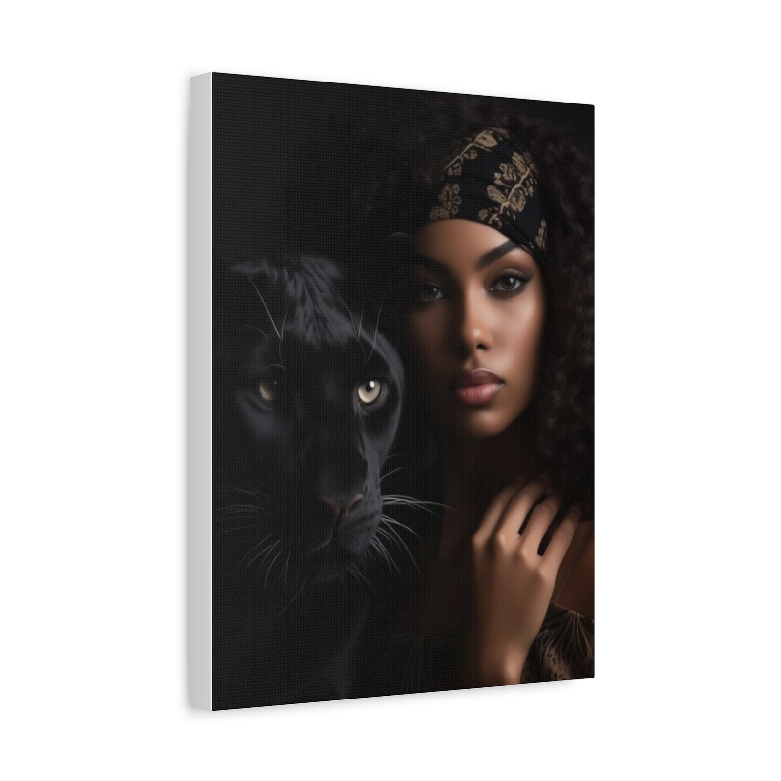 Stretched Canvas Art Print, Black Panther and Portrait, Wall Decor, Home Decoration, Gift for Animal Lovers, Art Piece for Modern Interiors - Image 42