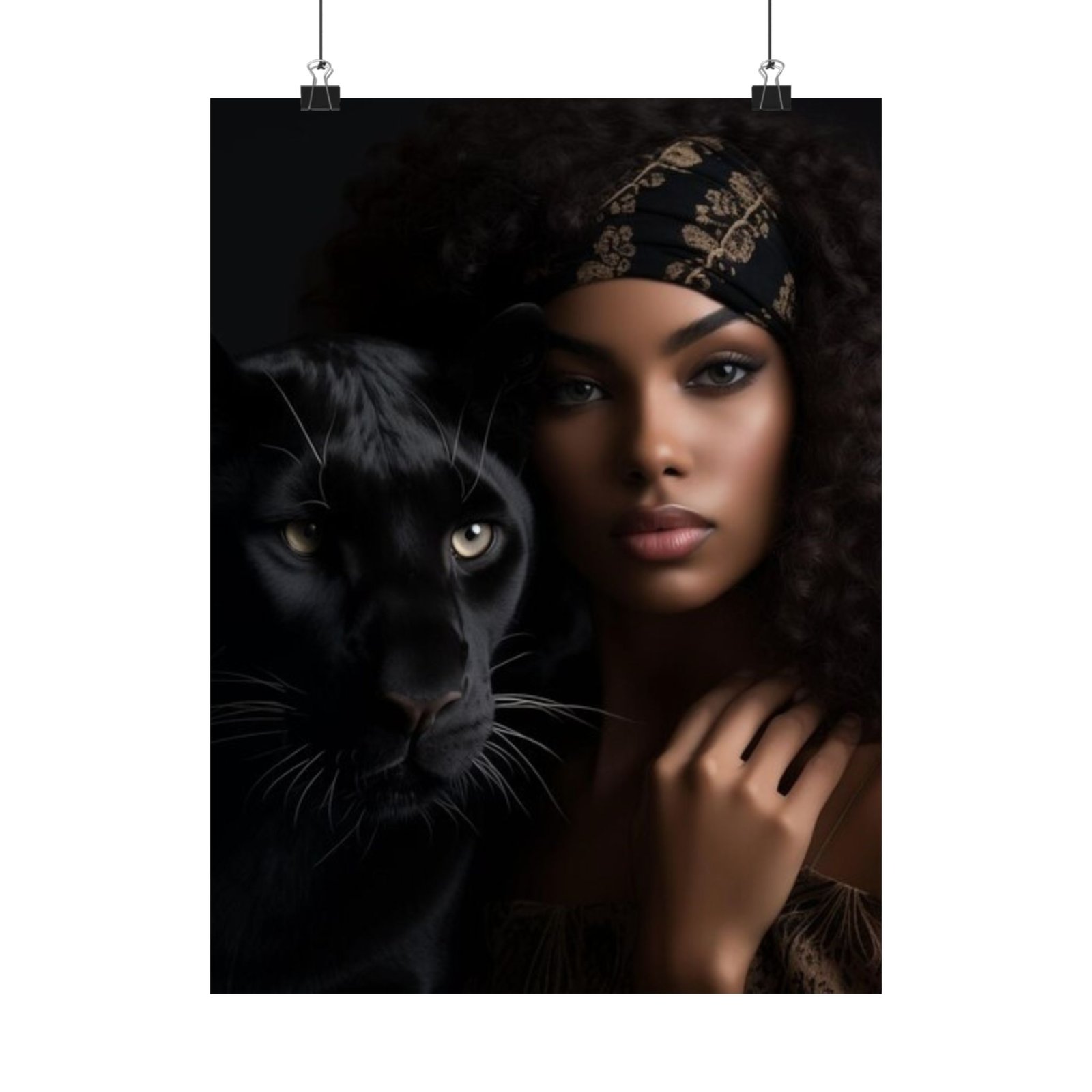 Elegant Panther Art Poster, Stylish Wall Decor, Home Aesthetic, Black Panther Artwork, Gift for Animal Lovers - Image 37