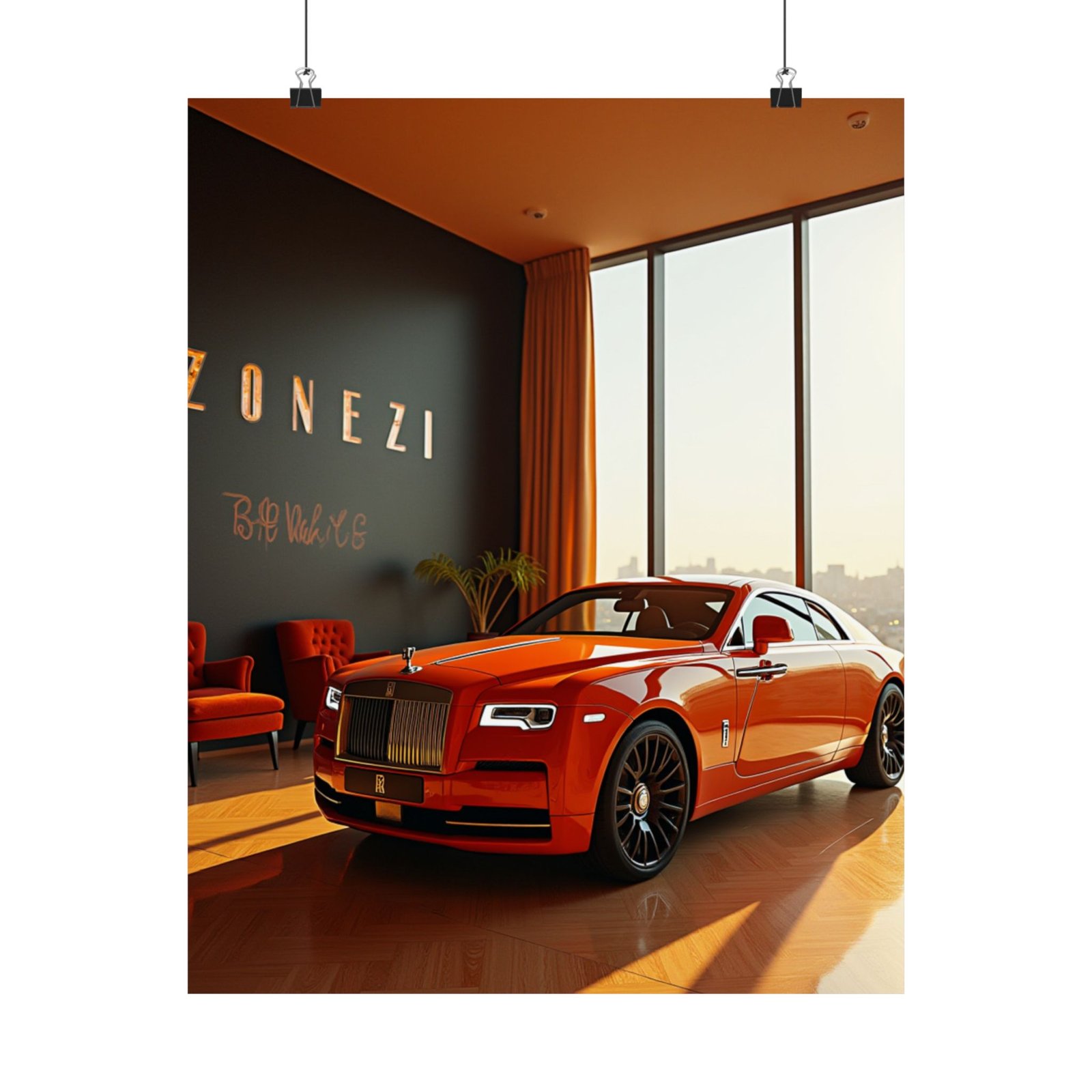 Luxury Car Vertical Poster, Modern Wall Art, Matte Finish, Home Decor, Gift for Car Enthusiasts, Living Room Decor - Image 5