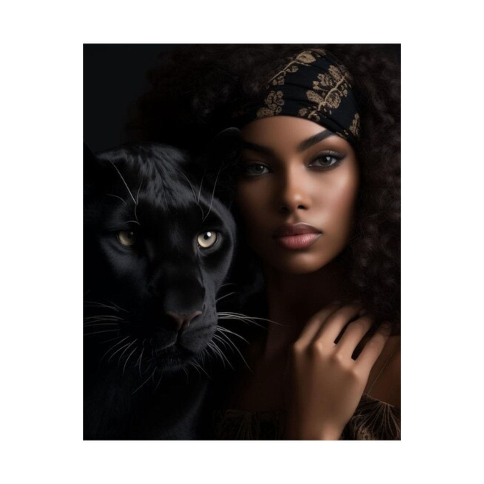 Elegant Panther Art Poster, Stylish Wall Decor, Home Aesthetic, Black Panther Artwork, Gift for Animal Lovers - Image 14